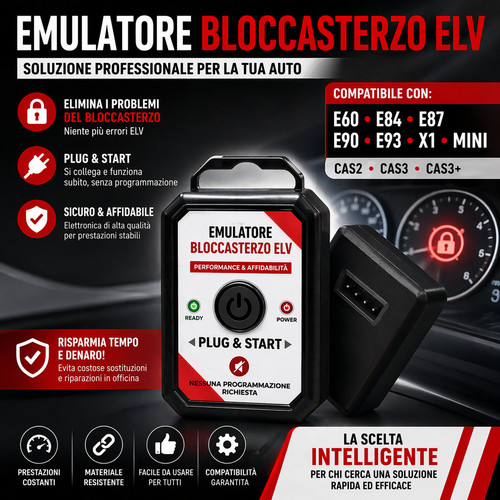Emulatore bloccasterzo elv - elv, per